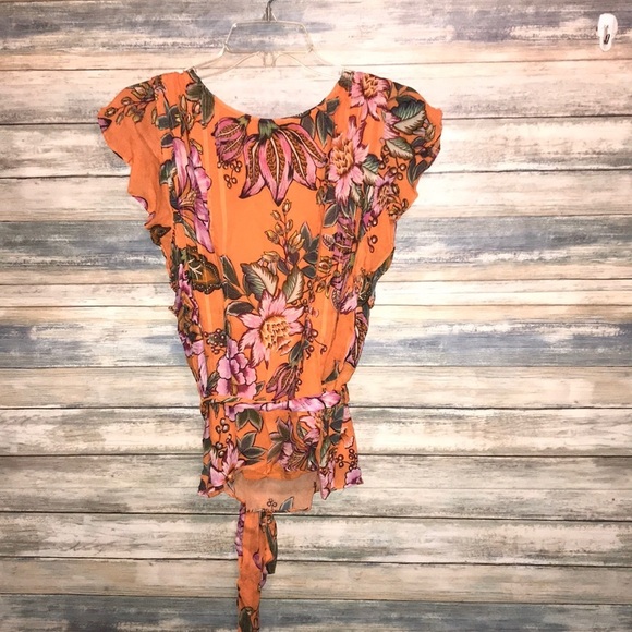 Farm Rio size small Adonia Pintucked size small Blouse - Picture 3 of 9